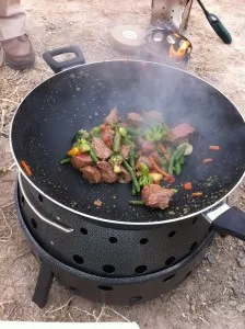 Wok Like A Prepper With A Volcano or a Rocket