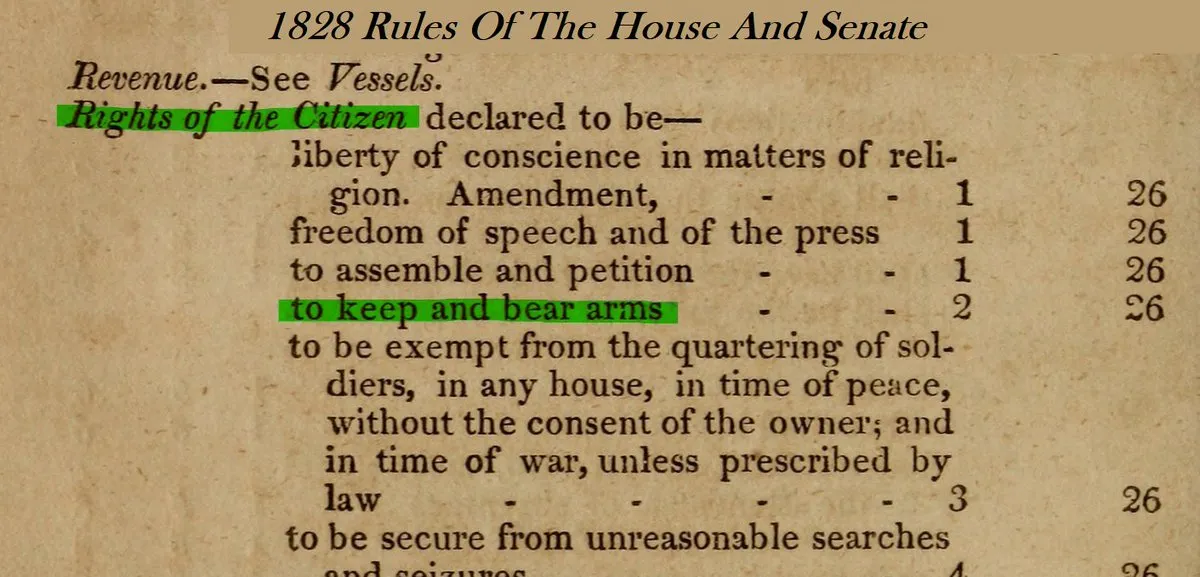 Quote by 1828 Congressional Rules