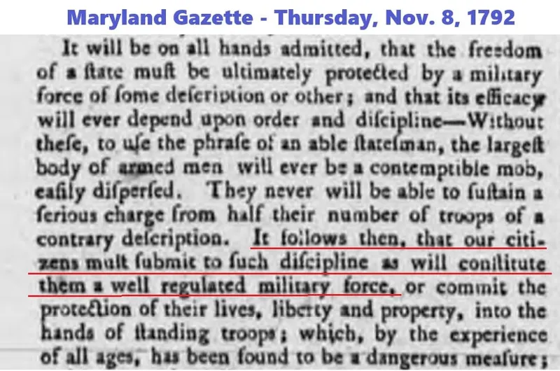 Quote by Maryland Gazette