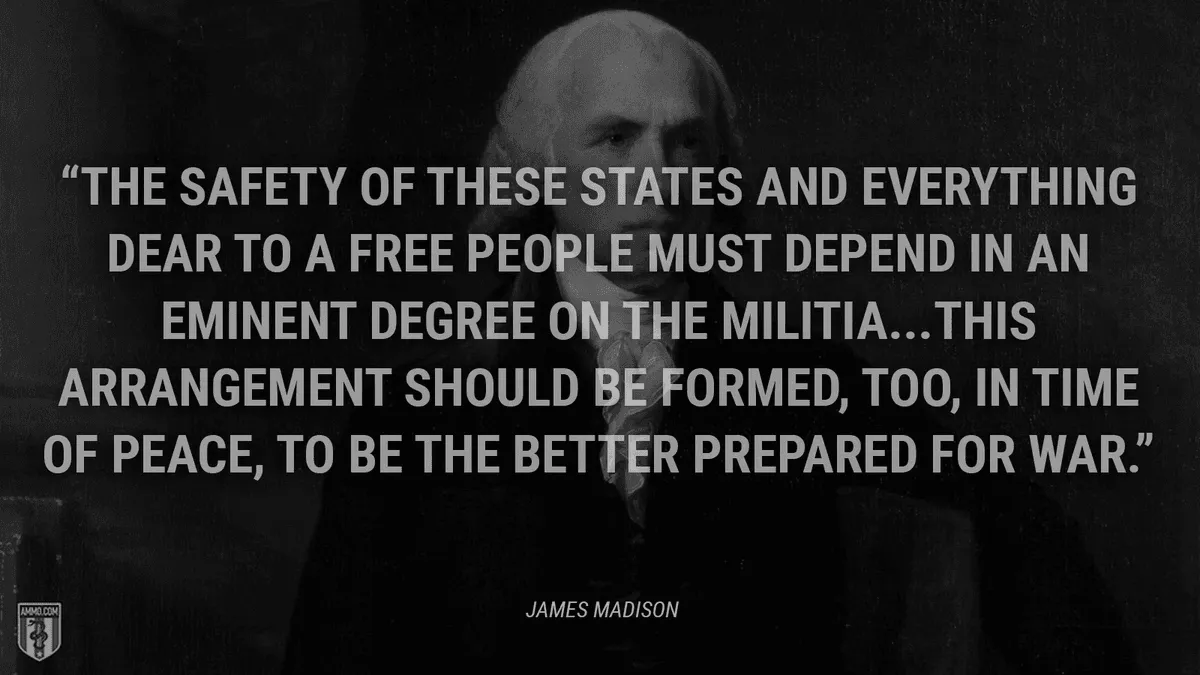 Quote by James Madison