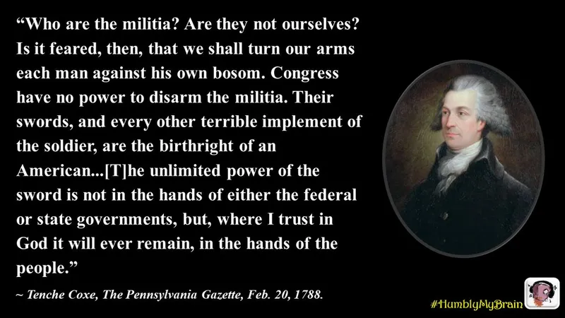 Quote by Tench Coxe