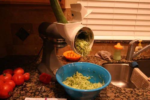Store zucchini in bread