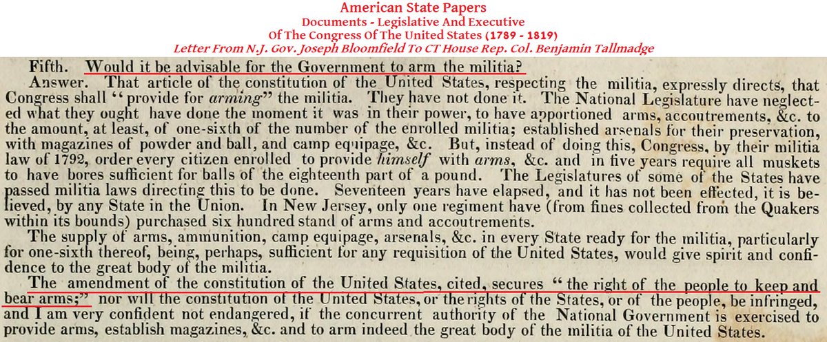 Congressional Militia Duty