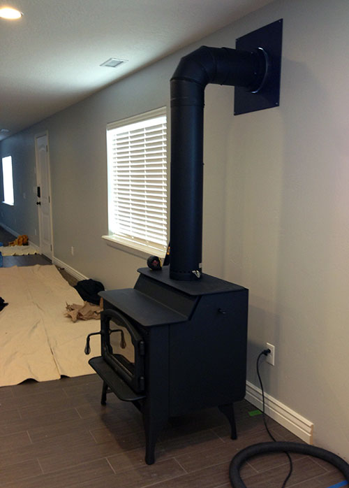 Wood Stove Installation - Utah Preppers